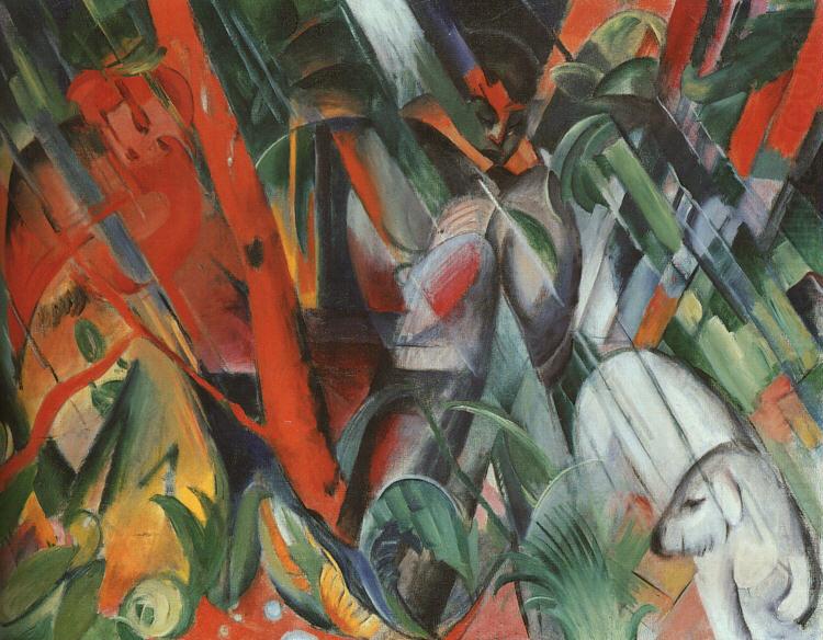 Franz Marc In the Rain china oil painting image